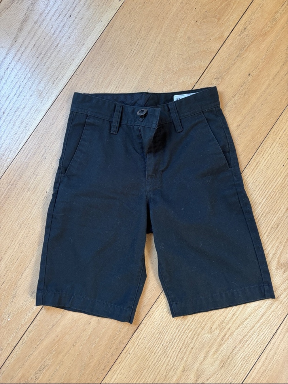 Volcom Black Slim Chino Shorts